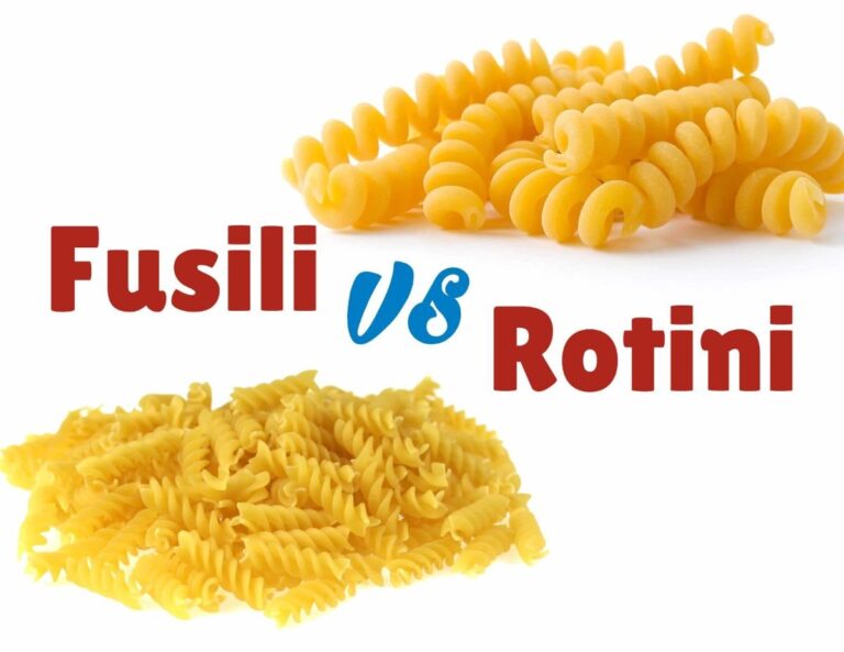 Fusilli vs Rotini Pasta: Comparing Pasta Shapes